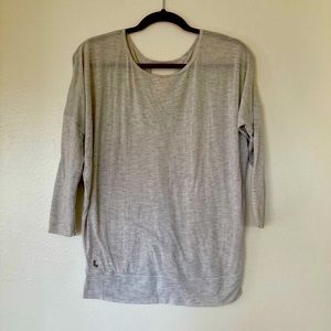 Lolë open back long sleeve